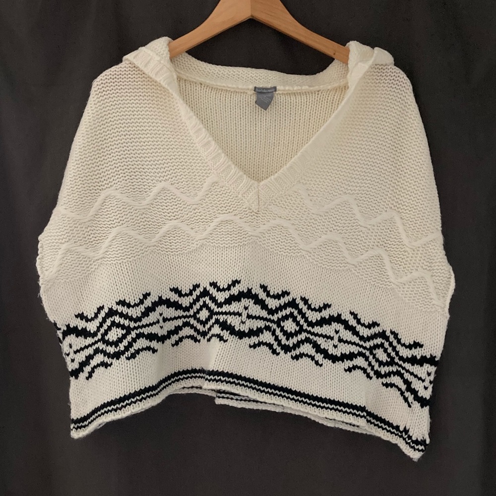 Cropped Poncho